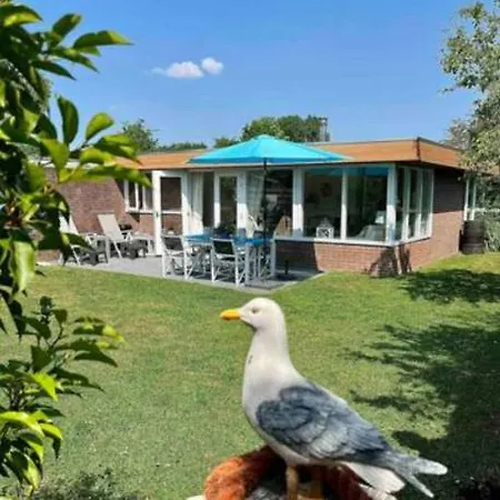 別荘 Vakantiebungalow In Riviera Maison Stijl Nabij Zee En Strand, Bos En Duin