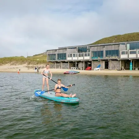 Vakantiebungalow In Riviera Maison Stijl Nabij Zee En Strand, Bos En Duin Ferienhaus *