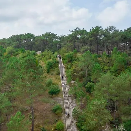 Vakantiebungalow In Riviera Maison Stijl Nabij Zee En Strand, Bos En Duin Ferienhaus